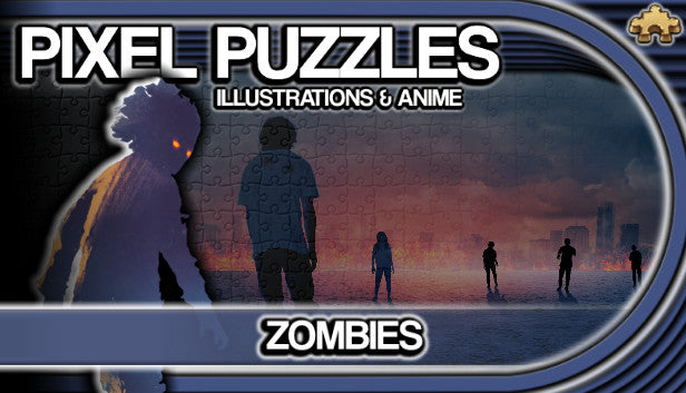 PIXEL PUZZLES ILLUSTRATIONS &amp; ANIME - JIGSAW PACK: ZOMBIES - PC - STEAM - MULTILANGUAGE - WORLDWIDE