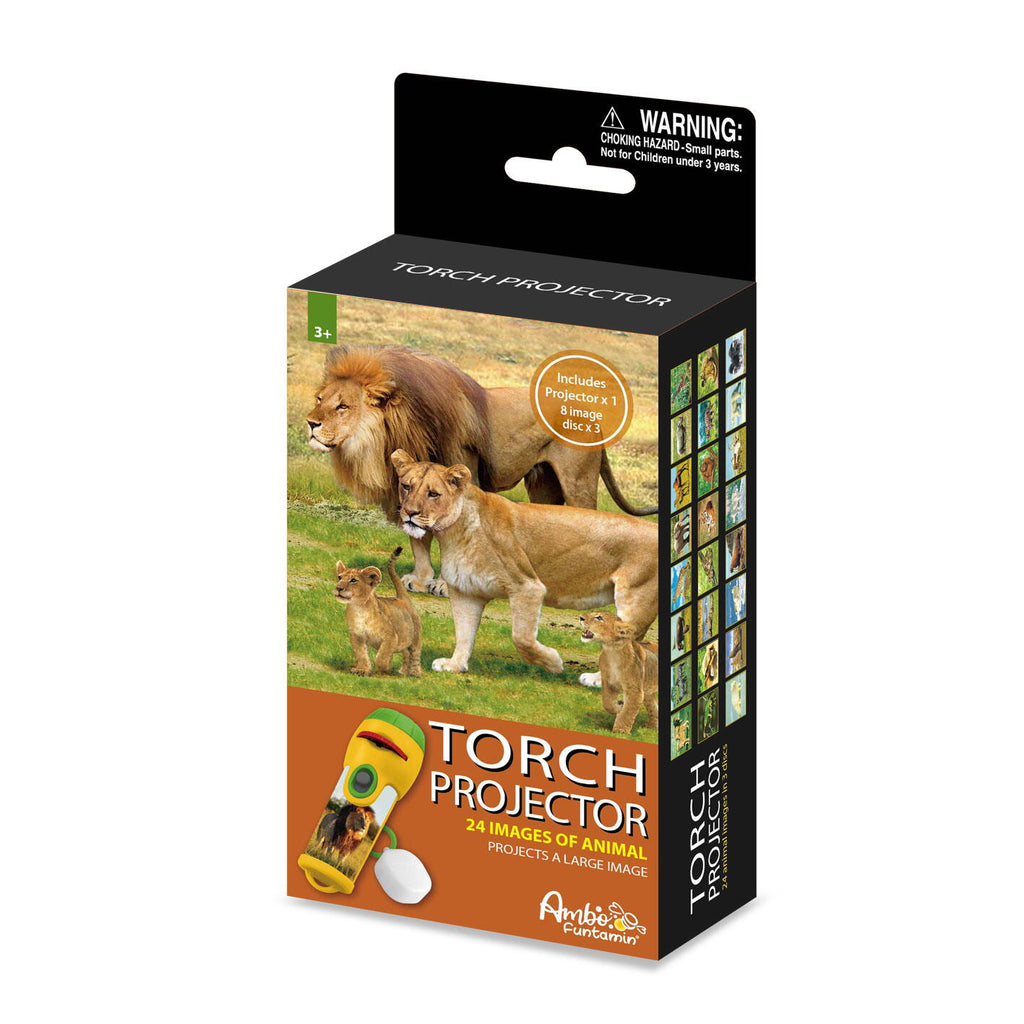 PROIECTOR TIP LANTERNA - DESCOPERA LUMEA ANIMALELOR - AMBO FUNTAMIN (AF6339W)