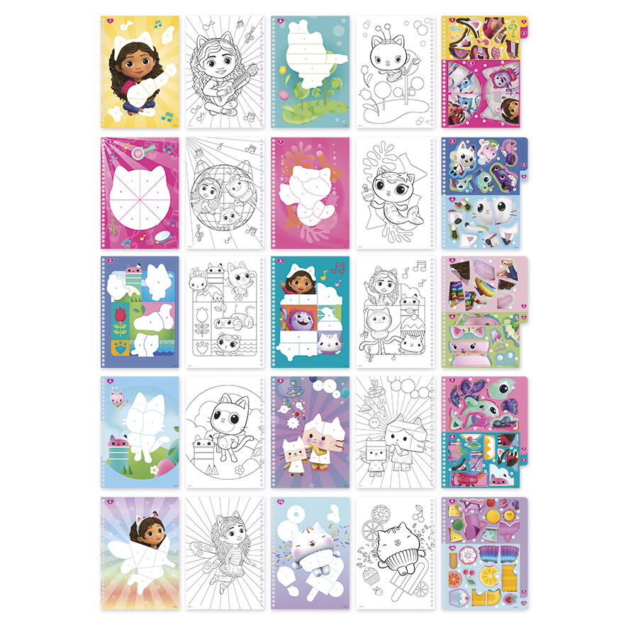 CARTICICA CU ACTIVITATI SI ABTIBILDURI - GABBY'S DOLLHOUSE - TOTUM (TT421028)