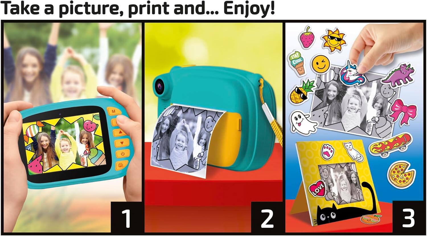 INSTANT PHOTO CAMERA 3 IN 1 - LISCIANI (L101047)