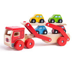 CAMION CU PLATFORMA PENTRU MASINUTE - BIGJIGS TOYS (BJ797)