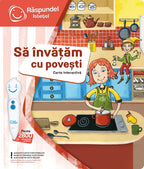 RASPUNDEL ISTETEL, CARTE INVATAM CU POVESTI - ALBI (63360) - Libelula Vesela - Jucarii