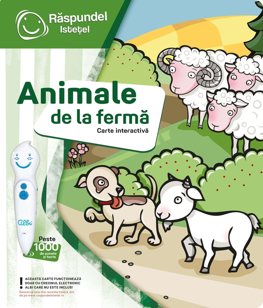 RASPUNDEL ISTETEL, CARTE ANIMALE DE LA FERMA - ALBI (63361) - Libelula Vesela - Jucarii