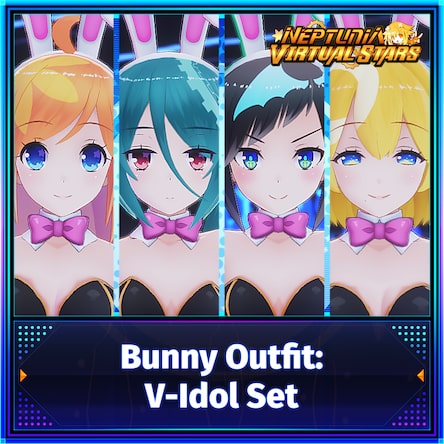 NEPTUNIA VIRTUAL STARS - BUNNY OUTFIT - V-IDOL SET (DLC) - PC - STEAM - MULTILANGUAGE - WORLDWIDE