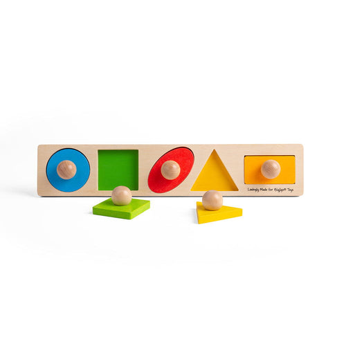 TABLITA DIN LEMN - POTRIVESTE FORMELE - BIGJIGS TOYS (BB040)