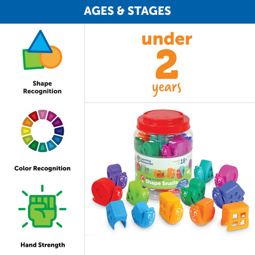 JOC DE POTRIVIRE CU FORME - MELCII VESELI - LEARNING RESOURCES (LER6722)