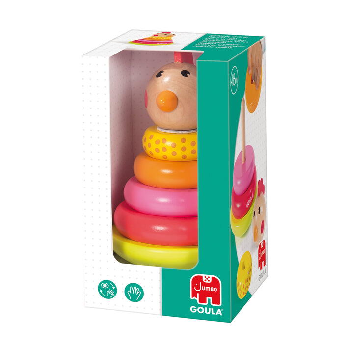 PIRAMIDA PENTRU BEBELUSI - GAINUSA COLORATA - GOULA (53457)