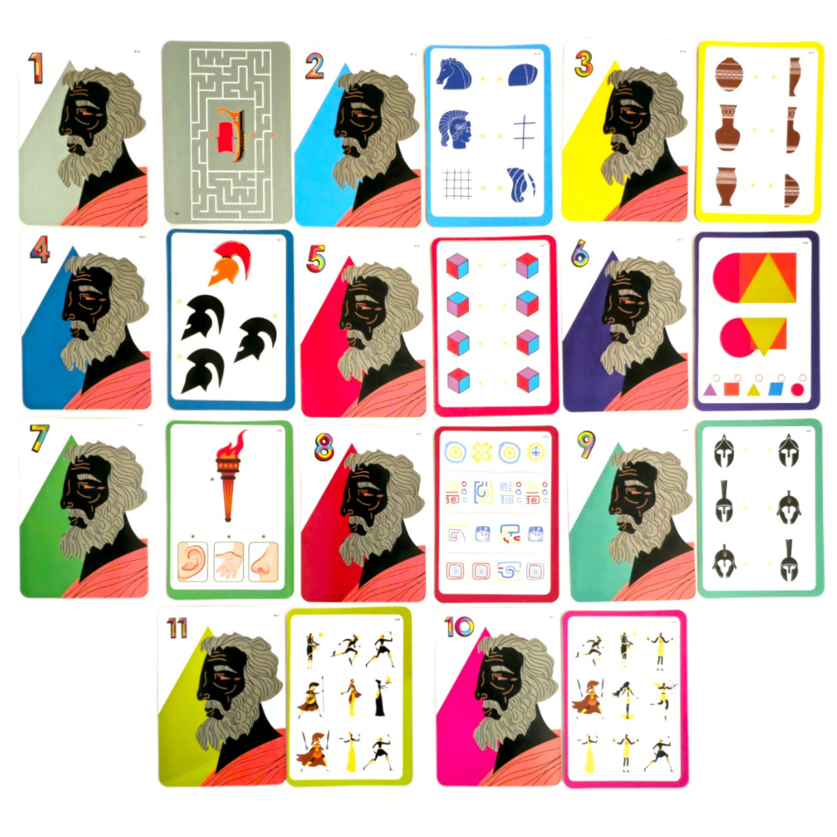 LEARNING CUBE® LOGIC GAME - FOLLOWING THE FOOTSTEPS OF DEDALUS - K-TOYZ (LC-034)