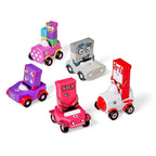 SET MINI VEHICULE NUMBERBLOCKS - DE LA 6 LA 10 - HAND2MIND (HM96928-UK)