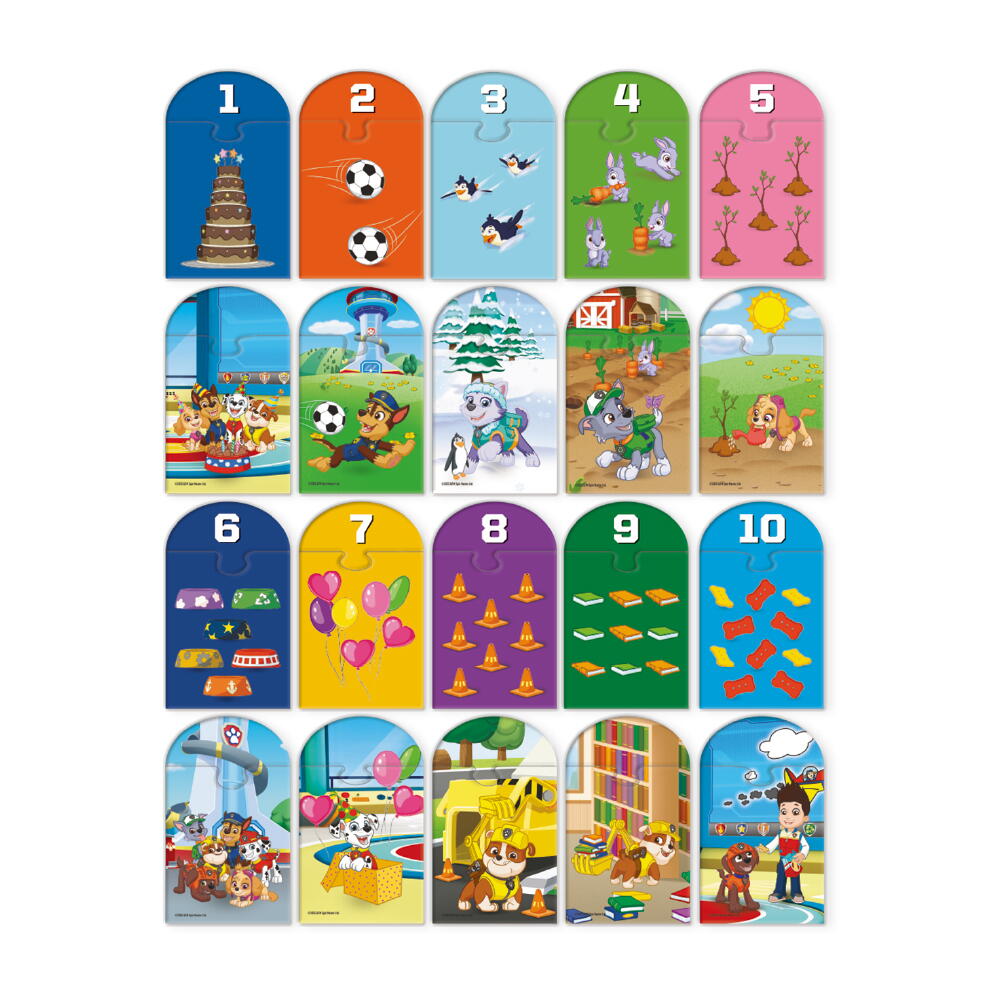 PUZZLE DE ASOCIERE CU NUMERE - PAW PATROL - DODO (DO200621)