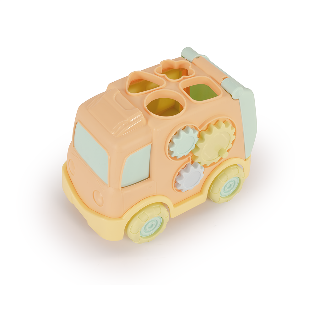CAMION CU SORTATOR PENTRU FORME - PASTEL - DOLU (D5206)