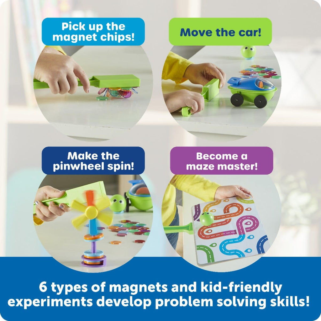 SET STEM EXPLORERS™ MAGNETWORKS™ - MINUNILE MAGNETISMULUI - LEARNING RESOURCES (LER9468)