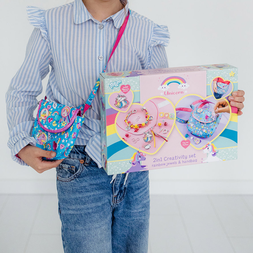 SET CREATIV 2 IN 1 - BIJUTERII & GENTUTA UNICORNI - TOTUM (TT071360)