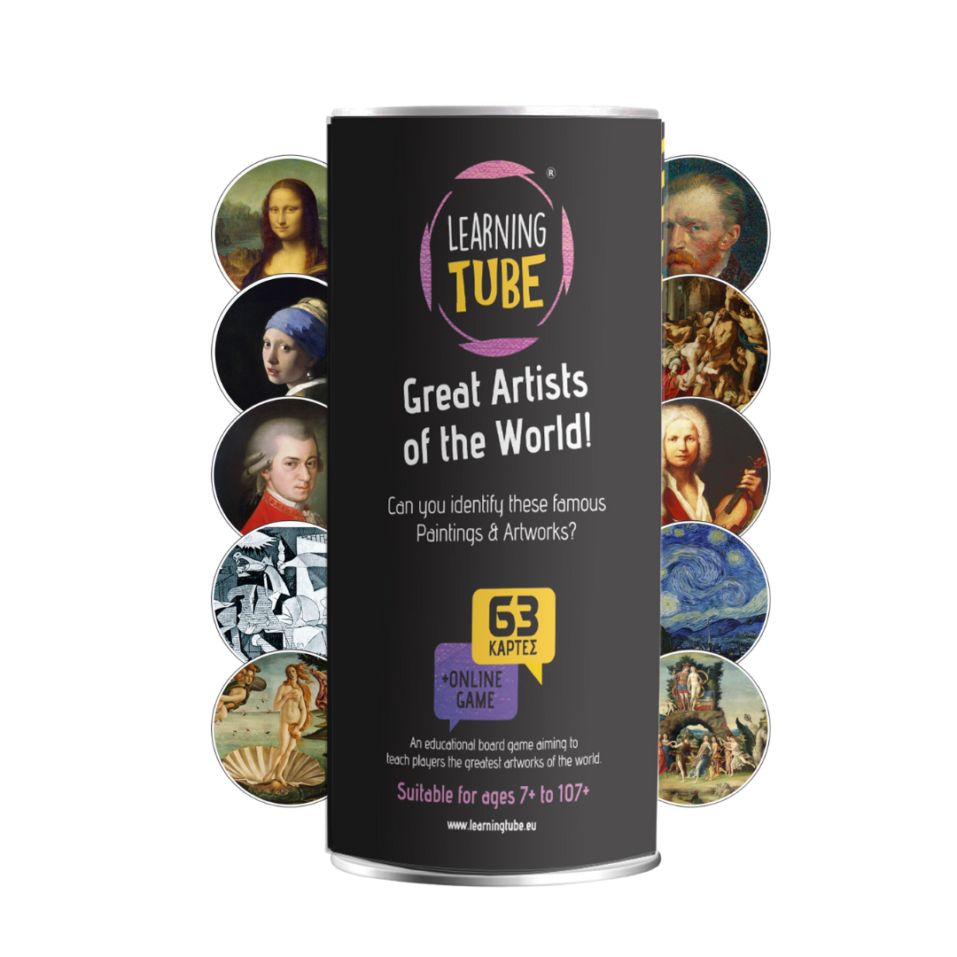 LEARNING TUBE® GAME - THE GREAT ARTISTS OF THE WORLD - K-TOYZ (LT-016)