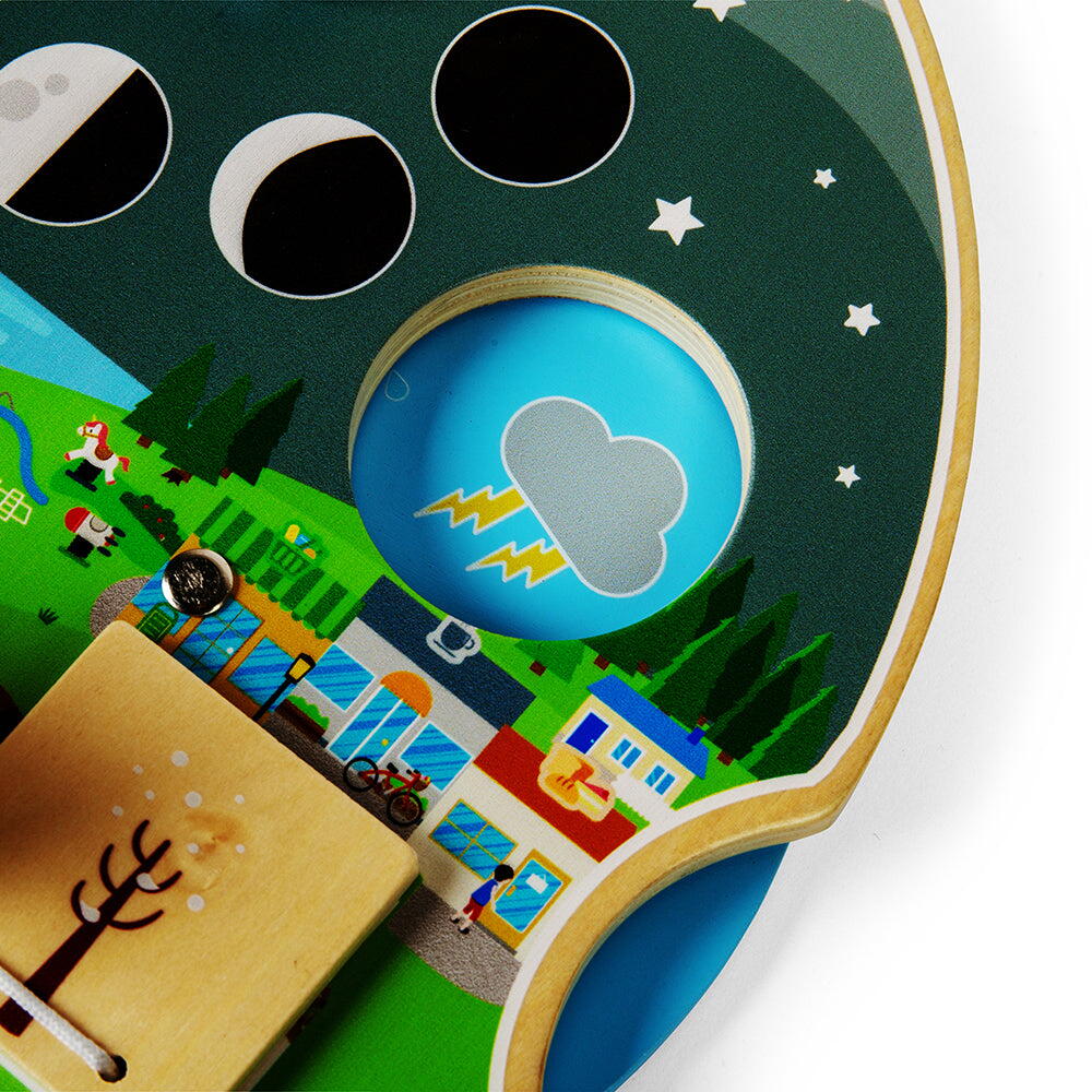 STATIE METEO DIN LEMN - BIGJIGS TOYS (36041)