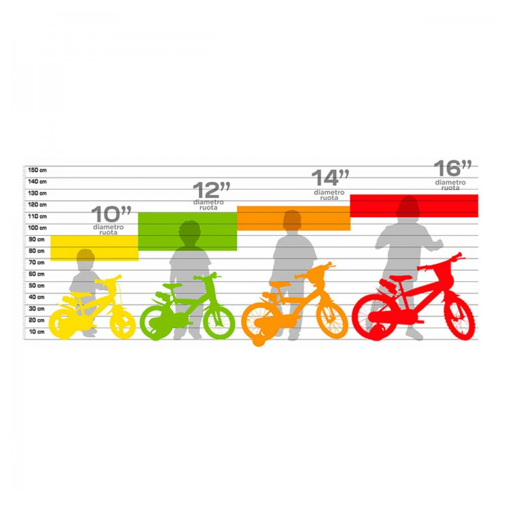 BICICLETA COPII 14'' - HOT WHEELS - DINO BIKES (614-HW)