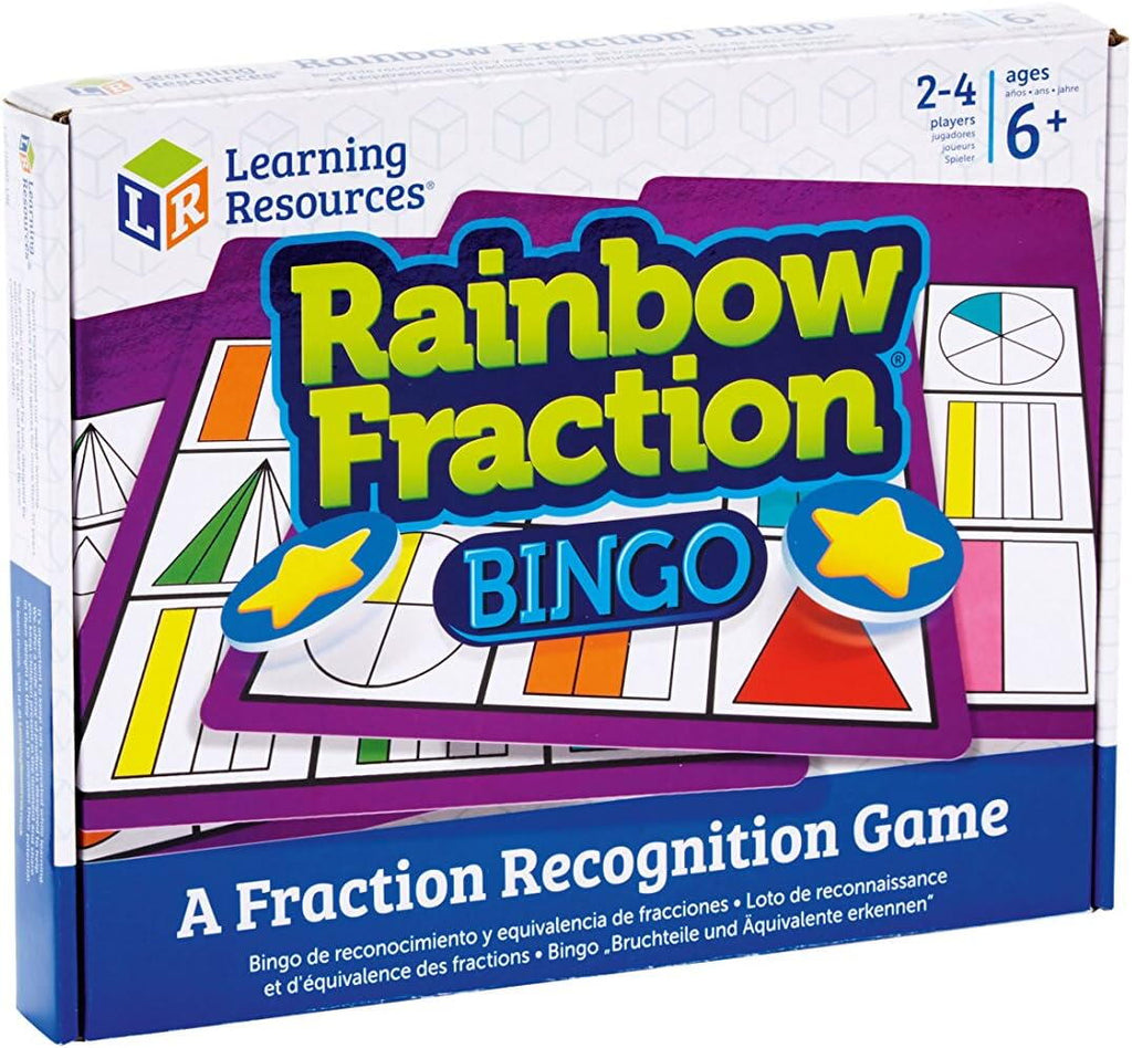 JOC BINGO - CURCUBEUL FRACTIILOR - LEARNING RESOURCES (LSP0620-UK) - Libelula Vesela - Jucarii