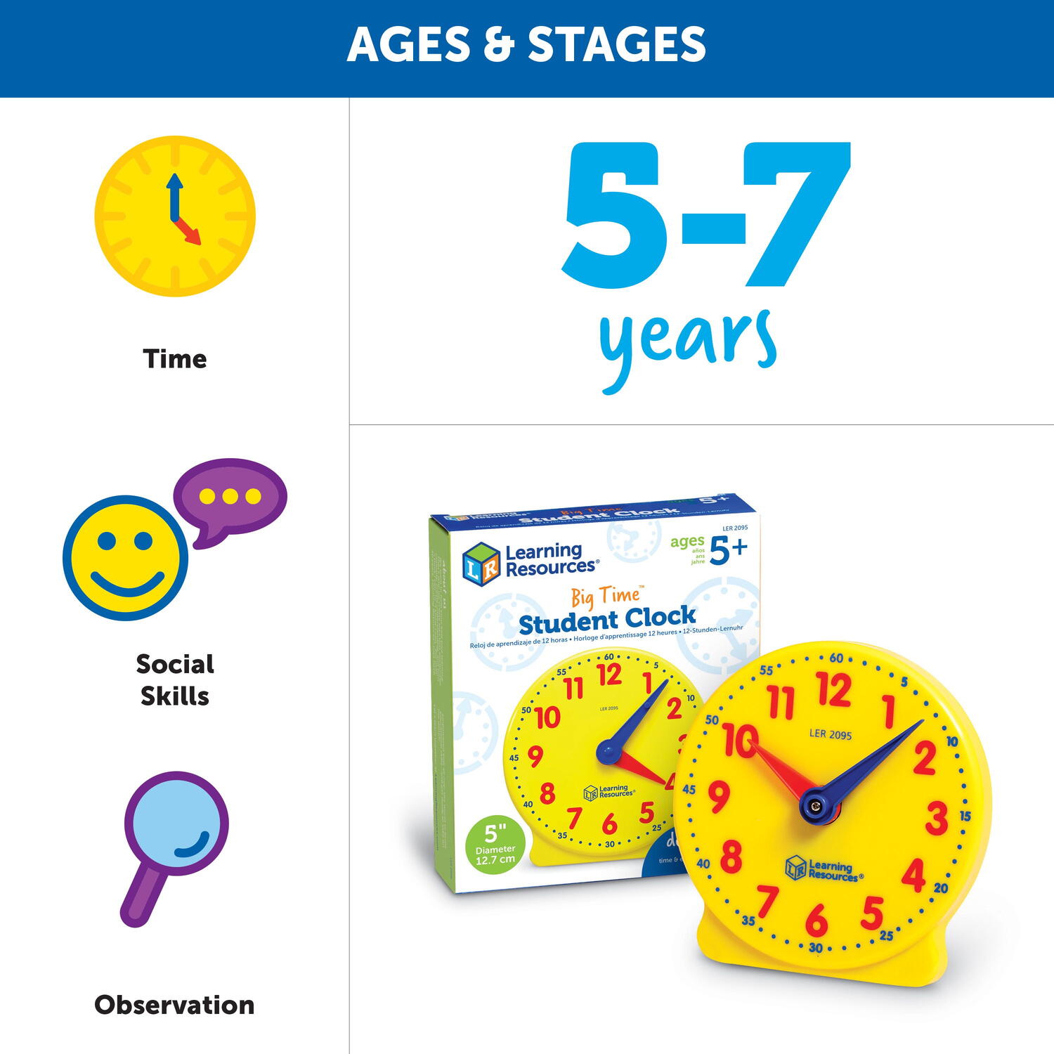 CEASUL ELEVILOR - BIG TIME™ - LEARNING RESOURCES (LER2095)