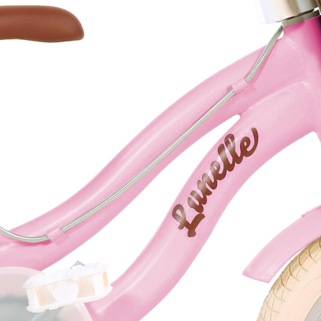 BICICLETA COPII 12" - RETRO (ROZ) - DINO BKES (512-209RE)