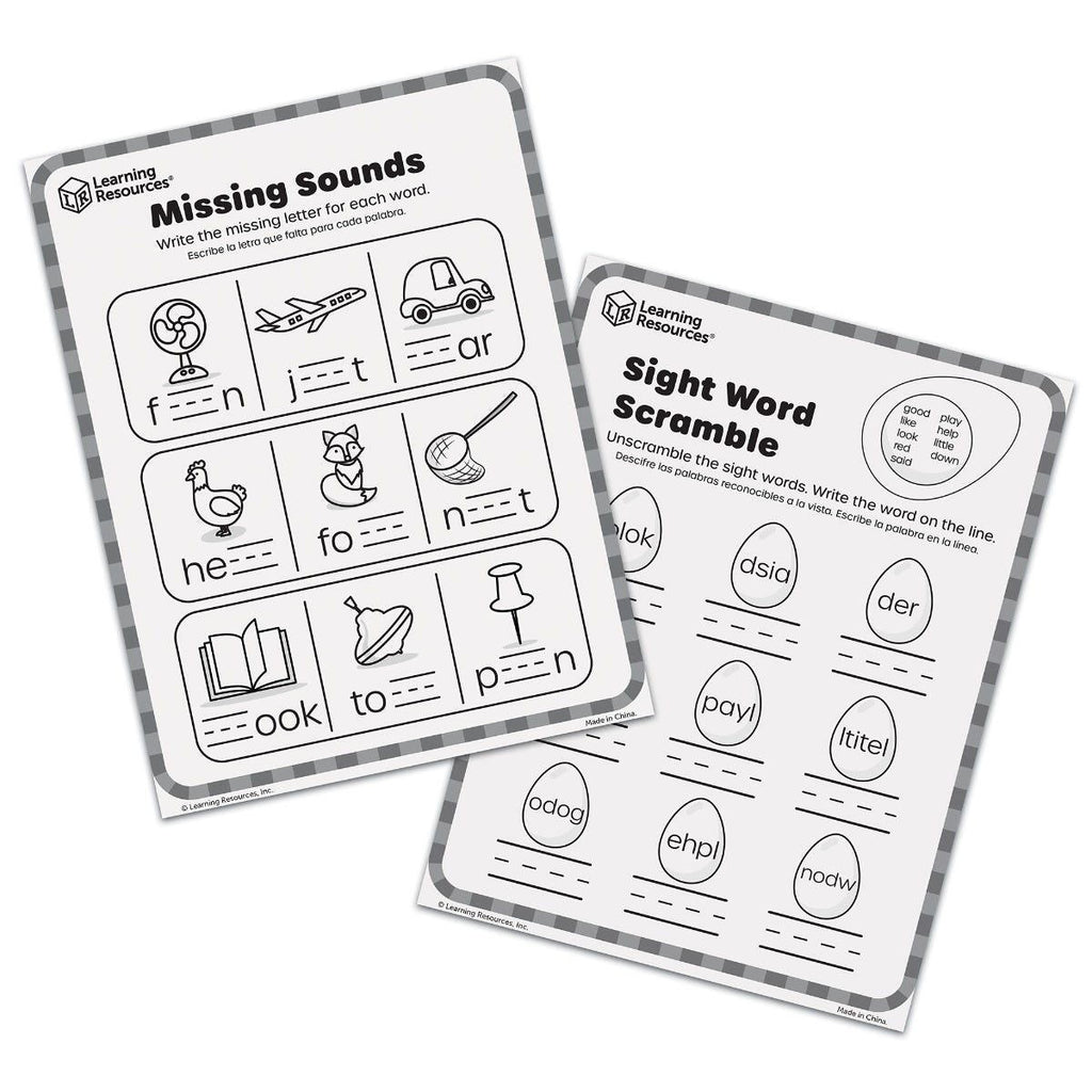 SET ACTIVITATI EDUCATIVE - INVAT SUNTELE & CITESC (LB.ENGLEZA) - LEARNING RESOURCES (LSP1246-UK)
