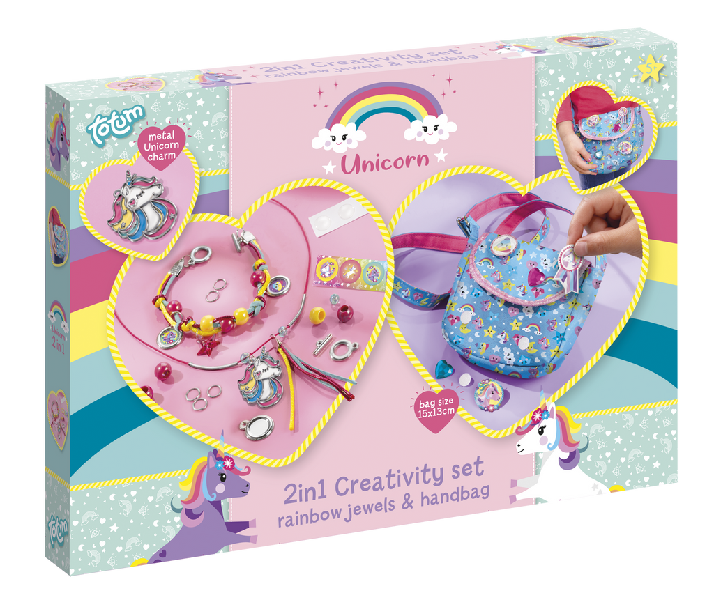 SET CREATIV 2 IN 1 - BIJUTERII & GENTUTA UNICORNI - TOTUM (TT071360)