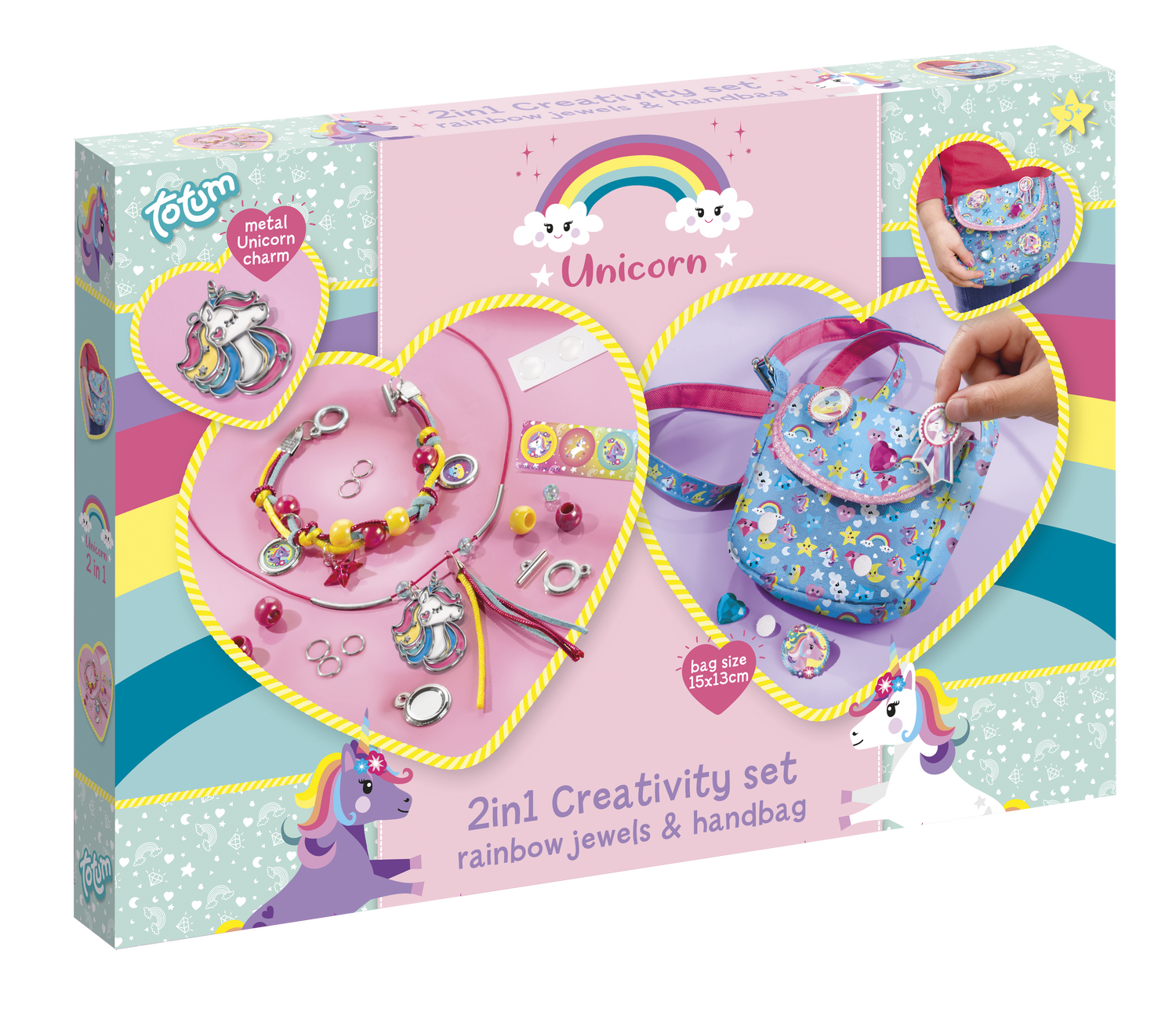 SET CREATIV 2 IN 1 - BIJUTERII & GENTUTA UNICORNI - TOTUM (TT071360)