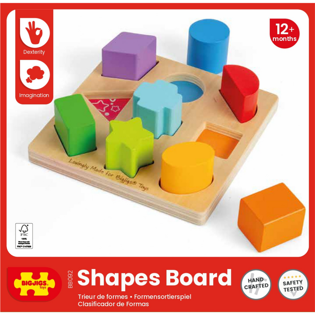 JOC PRIMELE FORME DE SORTAT - BIGJIGS TOYS (BB092)