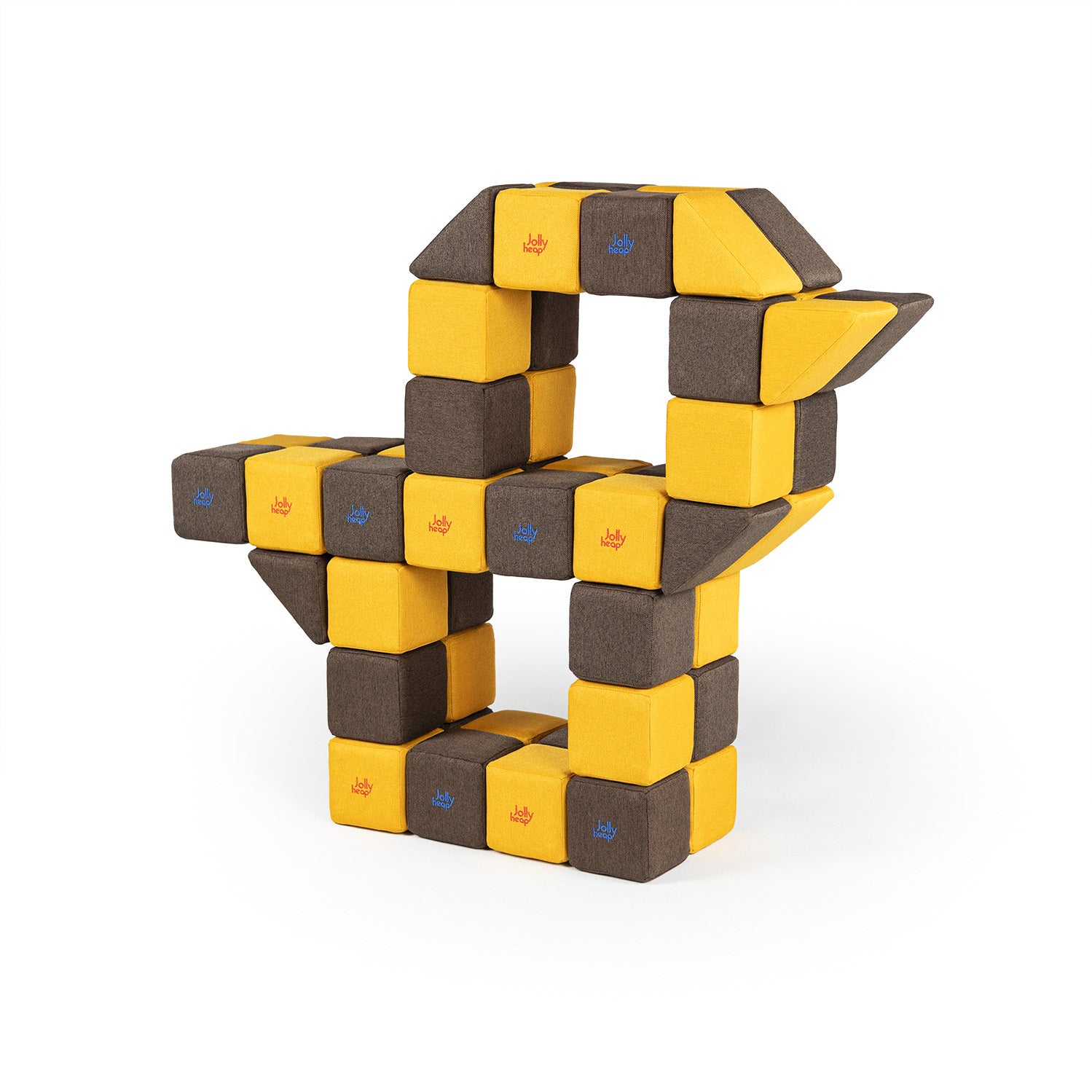 MEDIUM SET - 50 SOFT MAGNETIC BLOCKS - 1-99 YEARS - JOLLYHEAP