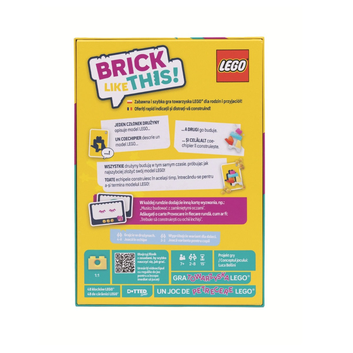 JOC LEGO BRICK LIKE THIS!, LIMBA ROMANA - ASMODEE (DOTGM2-01-01PLRO)