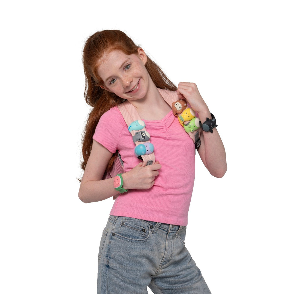 SQUISHMALLOWS - BRATARA CU FIGURINA ASCUNSA, DIVERSE MODELE - JAZWARES (BNDS00009)