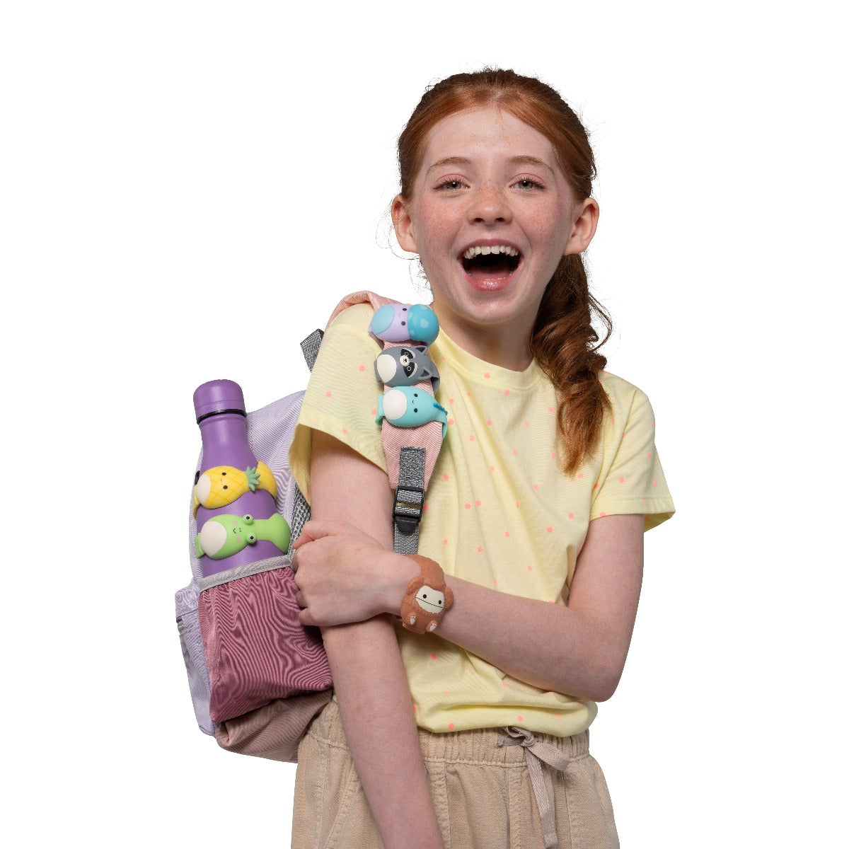 SQUISHMALLOWS - BRATARA CU FIGURINA ASCUNSA, DIVERSE MODELE - JAZWARES (BNDS00009)