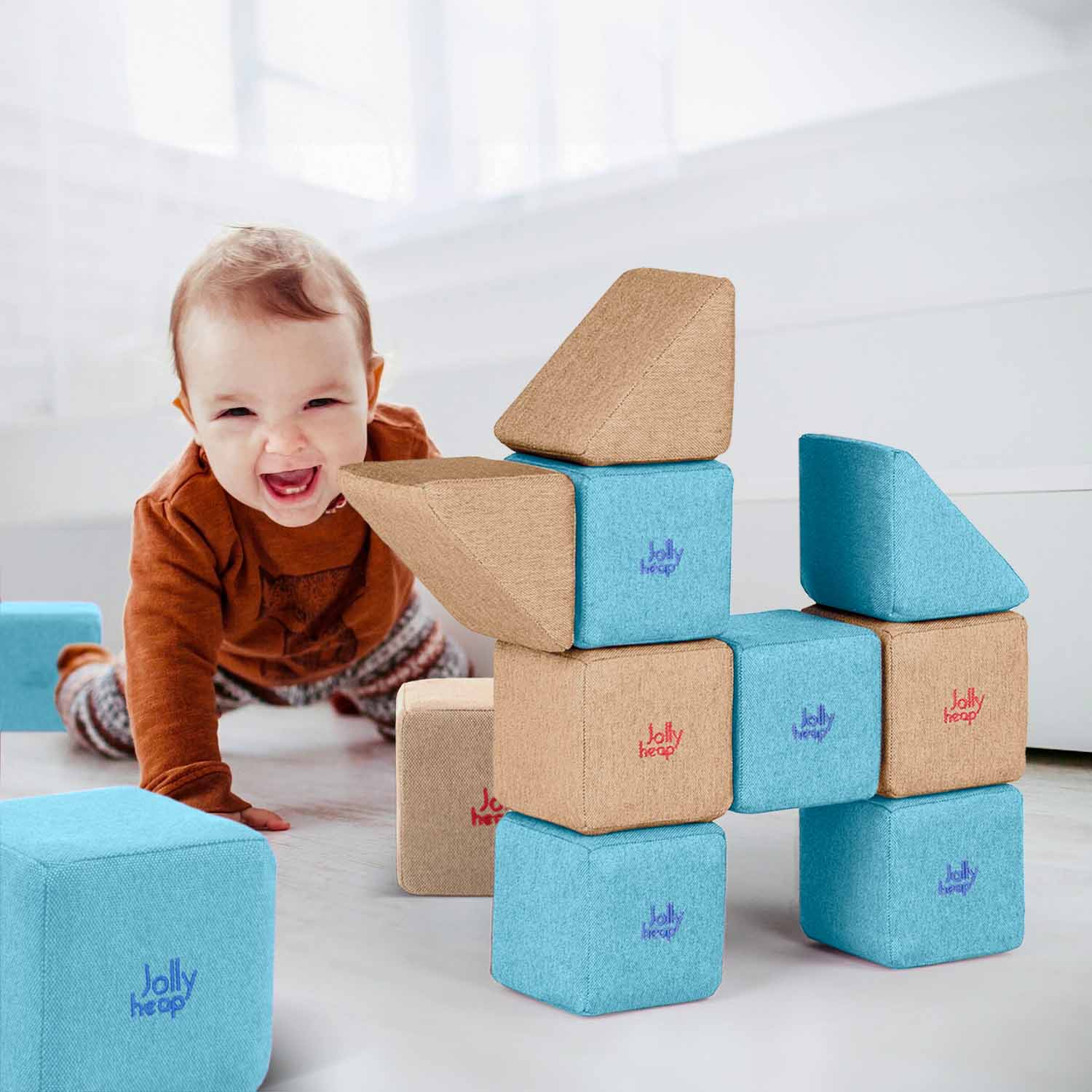 SET PIXI - 12 BLOCURI MAGNETICE MOI - 1-3 ANI - JOLLYHEAP