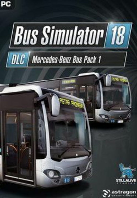 BUS SIMULATOR 18 - MERCEDES BENZ BUS PACK 1 - PC - STEAM - MULTILANGUAGE - WORLDWIDE - Libelula Vesela - Jocuri video