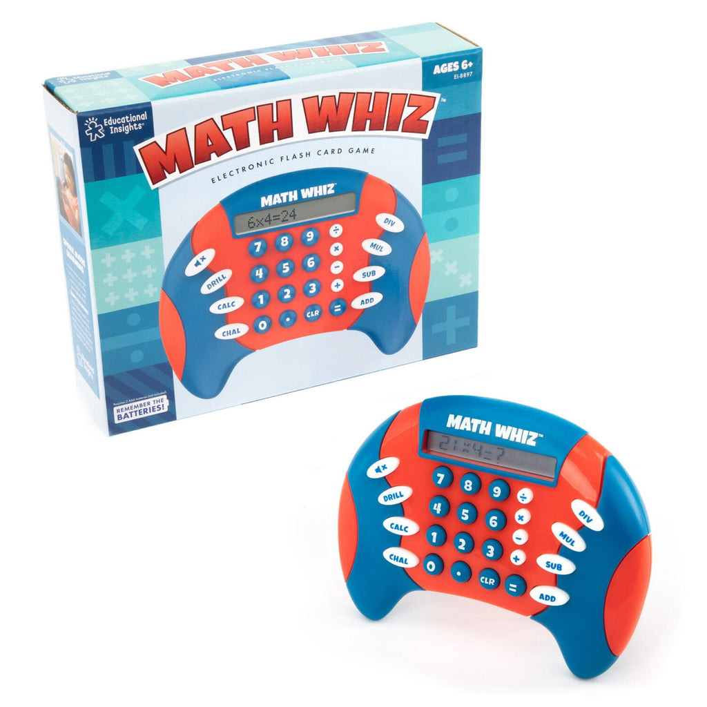JOC MATEMATIC ELECTRONIC - MATH WHIZ™ - EDUCATIONAL INSIGHTS (EI-8897) - Libelula Vesela - Jucarii