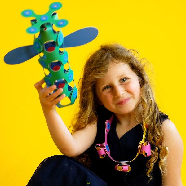 CLIXO® MAGNETIC BUILDING TOY - CREW BLUE &amp; GREEN (30 PIECES) - CLIXO (CL-CREW-BG-1)