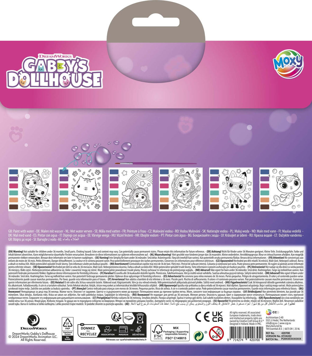 SET PICTURA CU APA - GABBY'S DOLLHOUSE - MOXY (TT420700)