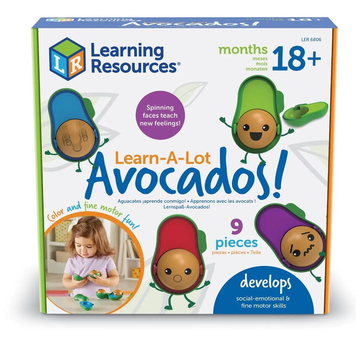 TOTUL DESPRE EMOTII CU AVOCADO - LEARNING RESOURCES (LER6806)