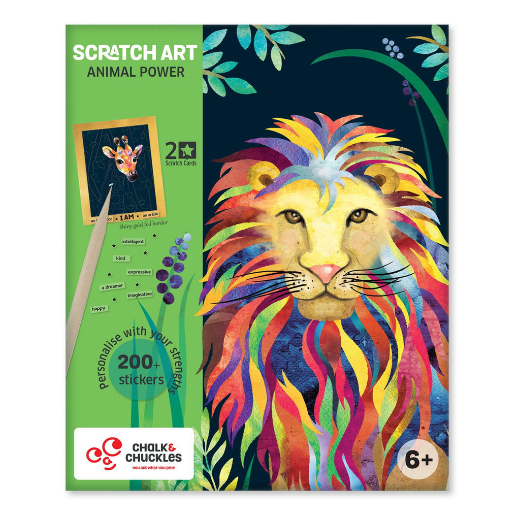 SET CREATIV DE RAZUIT - SUPERPUTERILE ANIMALUTELOR - CHALK AND CHUCKLES (CCPPL095)