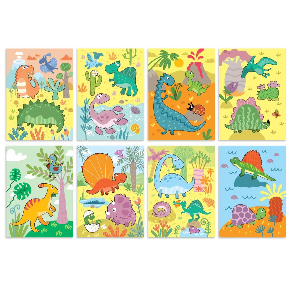 SET DE COLORAT CU APA - DINOZAURI - DODO (DO300310)