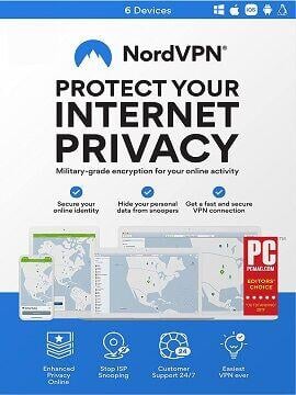 NORDVPN VPN SERVICE (6 DEVICES, 6 MONTHS) - PC - OFFICIAL WEBSITE - MULTILANGUAGE - WORLDWIDE
