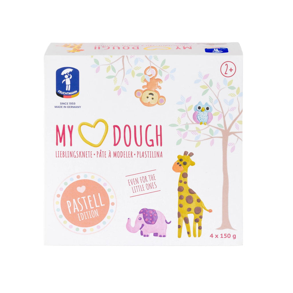 PLASTILINA MY HEART PASTEL - 4 X 150 GR. - FEUCHTMANN (6281531)