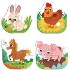 PUZZLE 4 IN 1 - FERMA VESELA ( 2, 3, 4 PIESE) - DODO (DO300686)