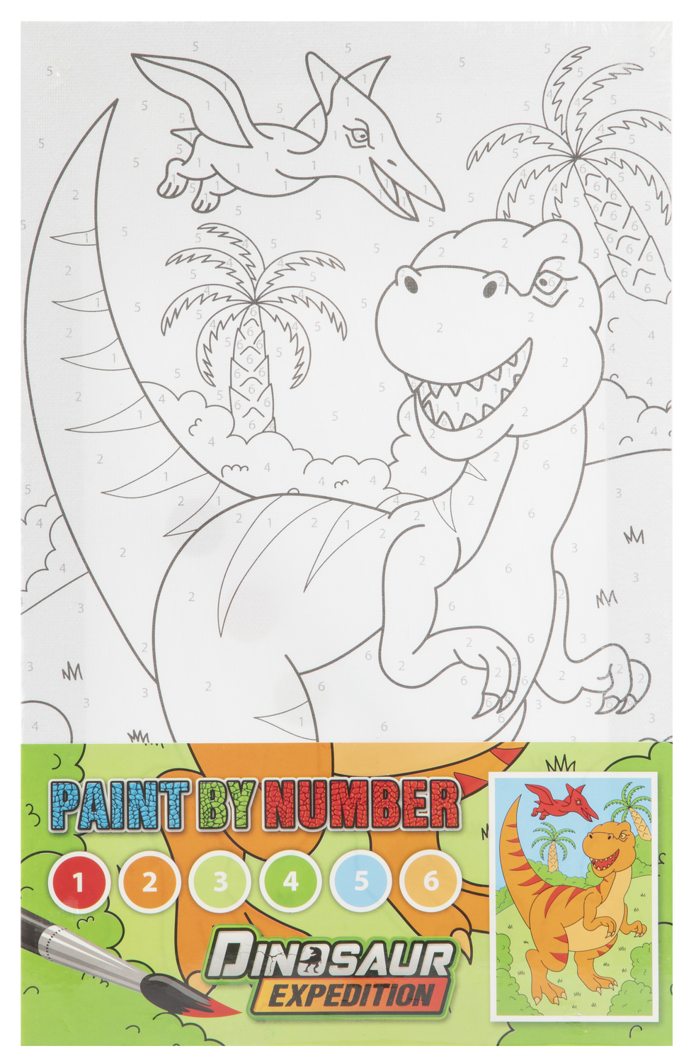 PAINTING BY NUMBERS - DINOSAUR - GRAFIX (130007)