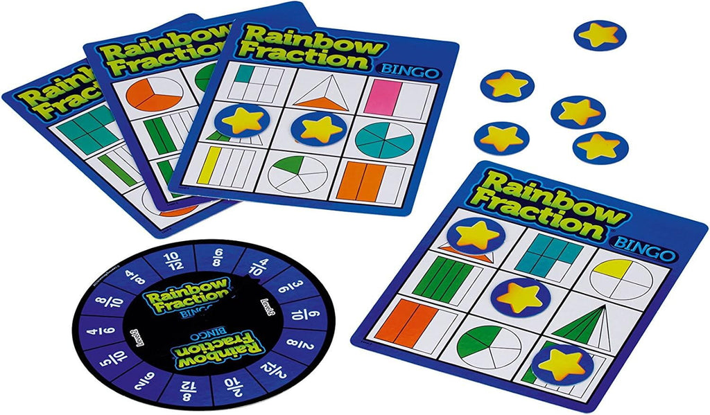 JOC BINGO - CURCUBEUL FRACTIILOR - LEARNING RESOURCES (LSP0620-UK) - Libelula Vesela - Jucarii
