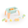 MASUTA ACTIVITATI CU 30 CUBURI DE CONSTRUIT - PASTEL - DOLU (D5211)