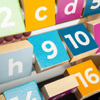 CENTRU DE ACTIVITATI PASTEL - LITERE, IMAGINI SI CIFRE - BIGJIGS TOYS (33028)