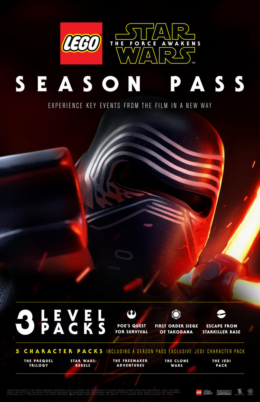 LEGO STAR WARS: THE FORCE AWAKENS - SEASON PASS (DLC) - PLAYSTATION PS4 - PSN - MULTILANGUAGE - EU