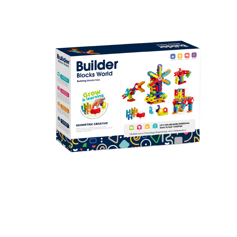 STEAM BUILDING SET - FUN BLOCKS (78 PIECES) - OWL (188-674)