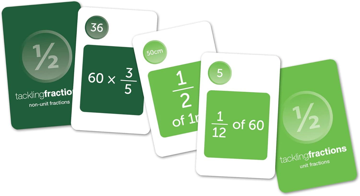 CARD GAME - LET'S PRACTICE FRACTIONS - LEARNING RESOURCES (LSP1229-UK)
