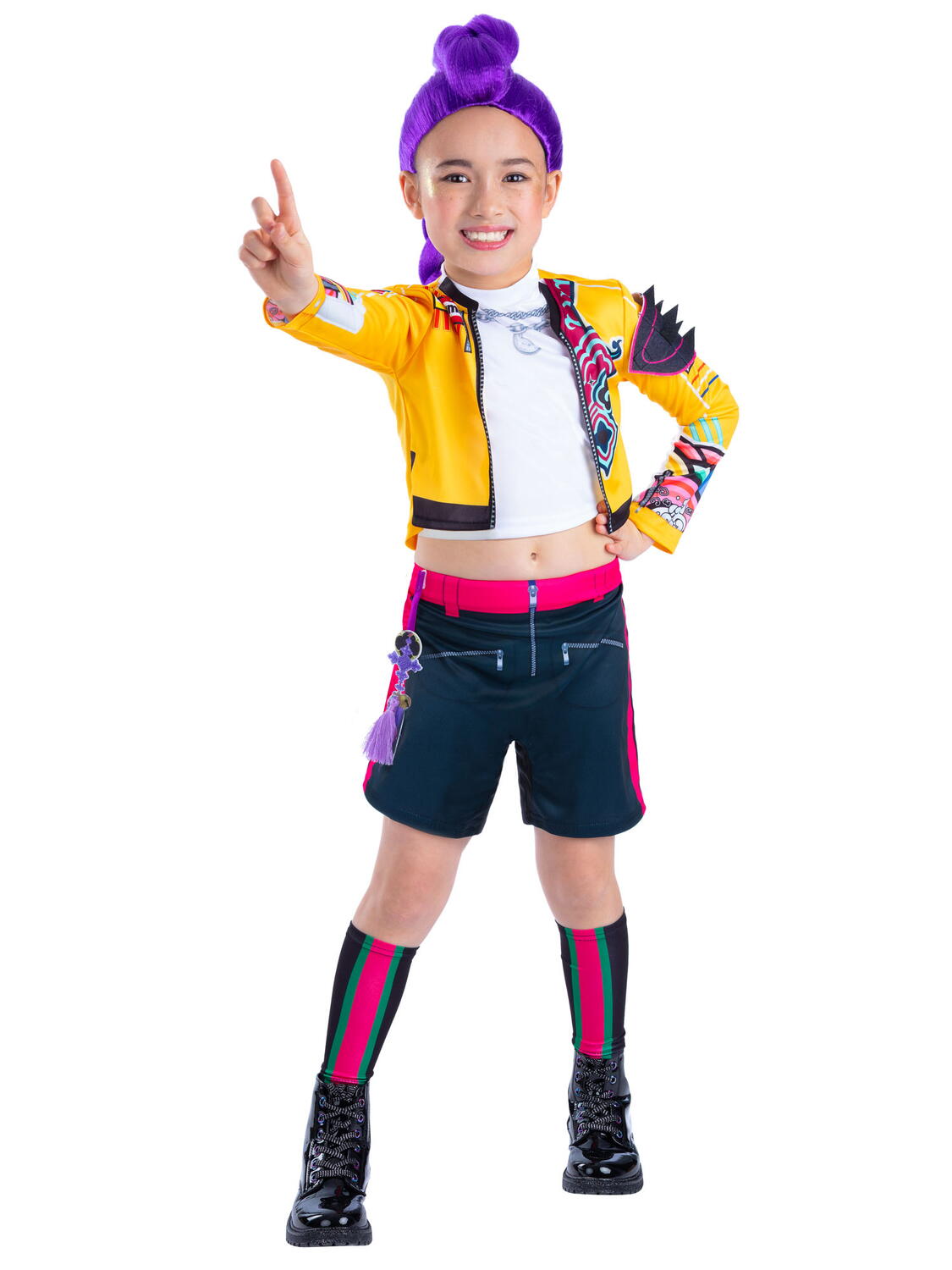 COSTUM DE CARNAVAL K-POP DEMON HUNTERS - RUMI - RUBIES (1003654)